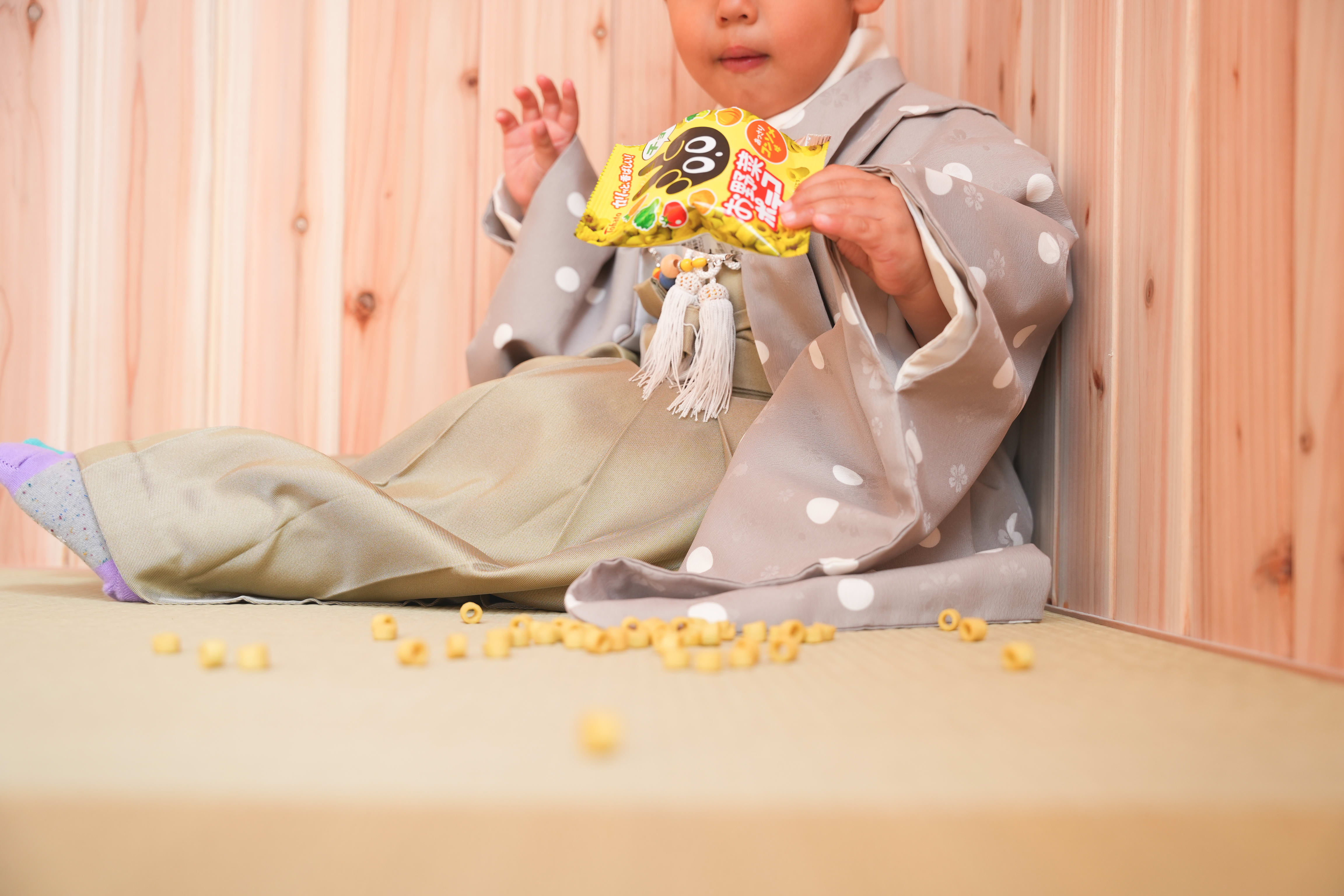 七五三　七五三撮影　753撮影　753 3歳男の子　男の子着物　オリジナル着物　キッズフォトスタジオ　フォトスタジオ　大阪フォトスタジオ　堺市フォトスタジオ　和室撮影　和室スタジオ