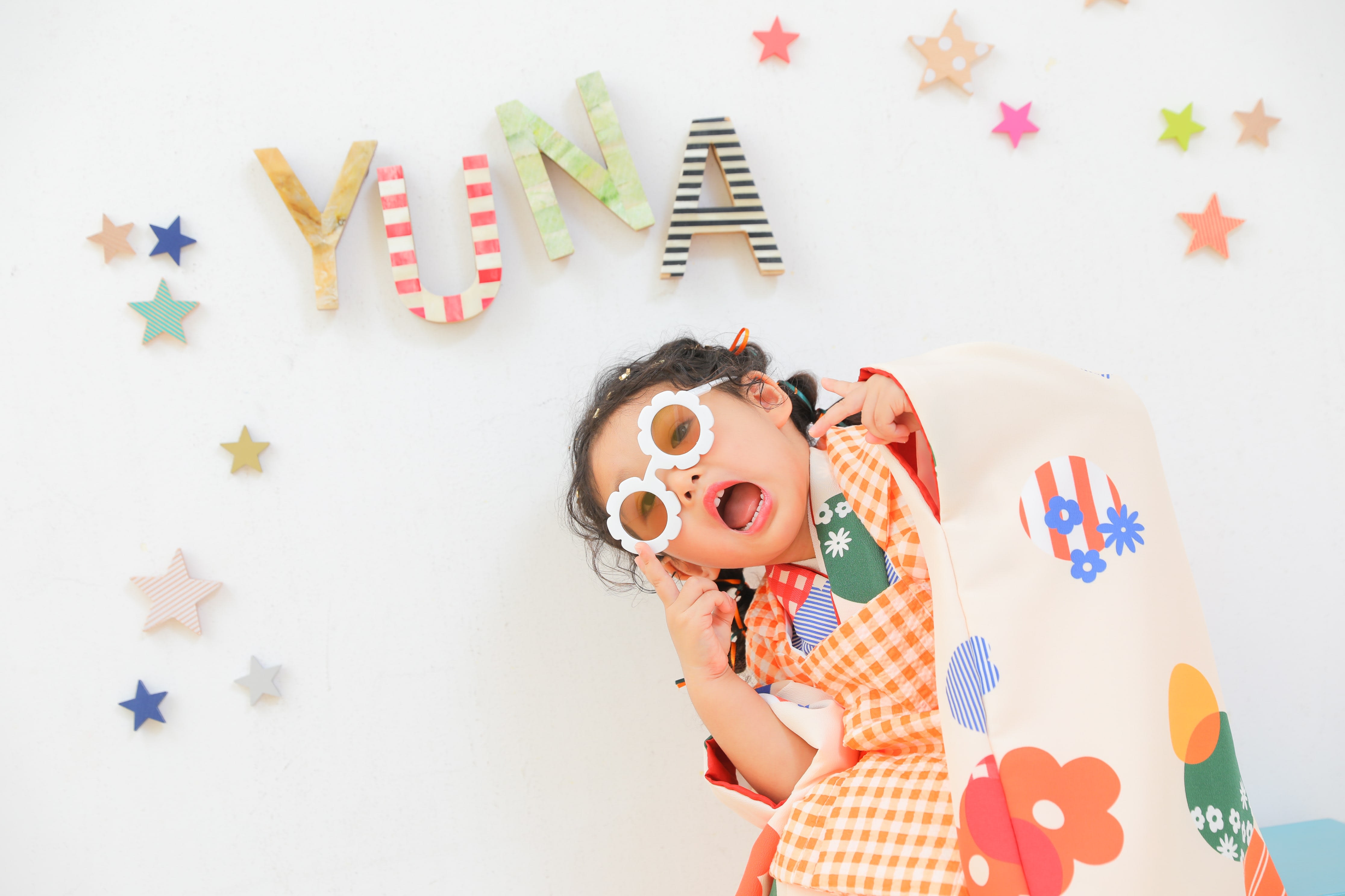 七五三　バースデー　キッズ写真 　ハピスタ