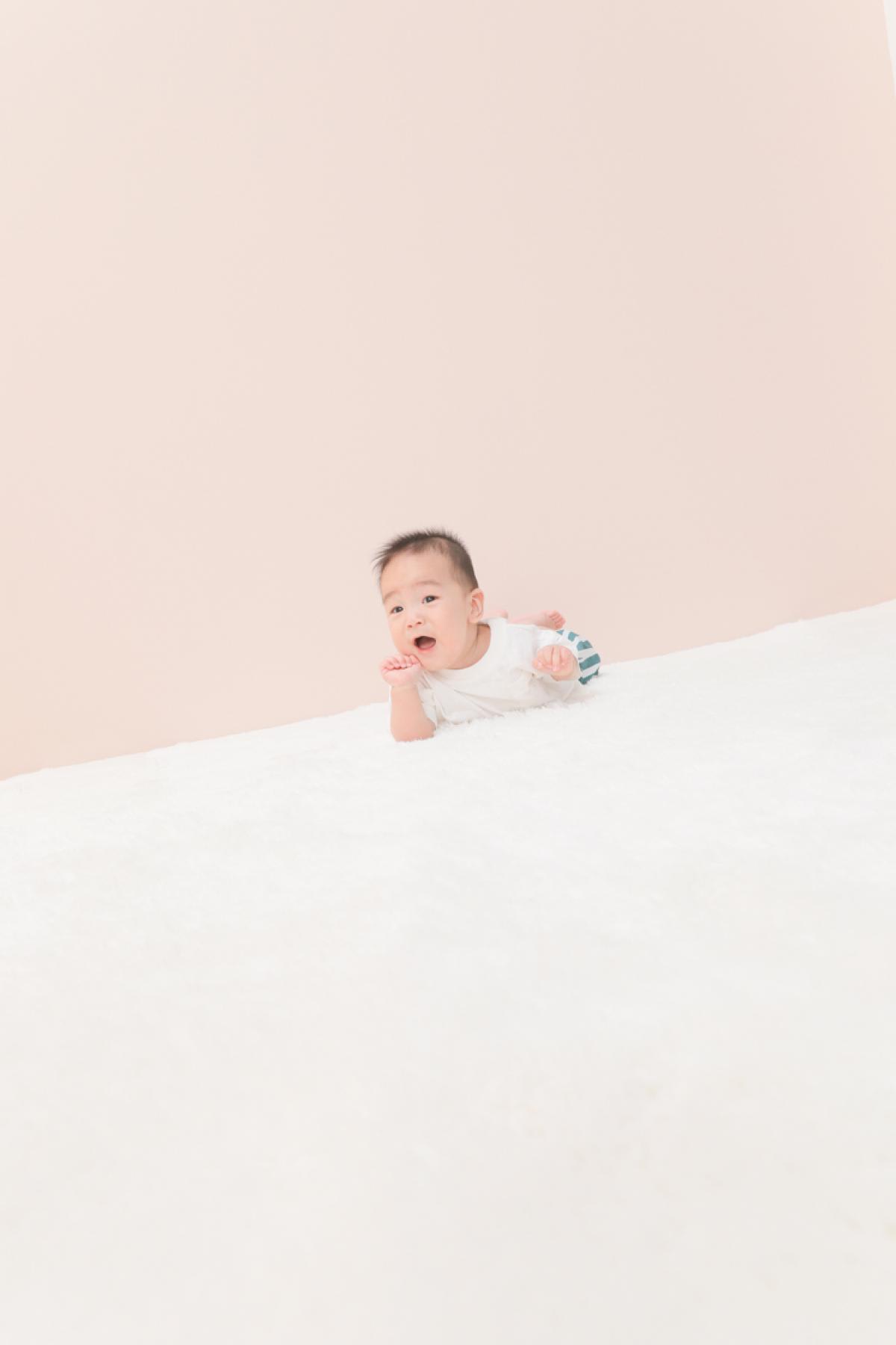 ファミリー　赤ちゃん　フォトスタジオ　ハピスタ