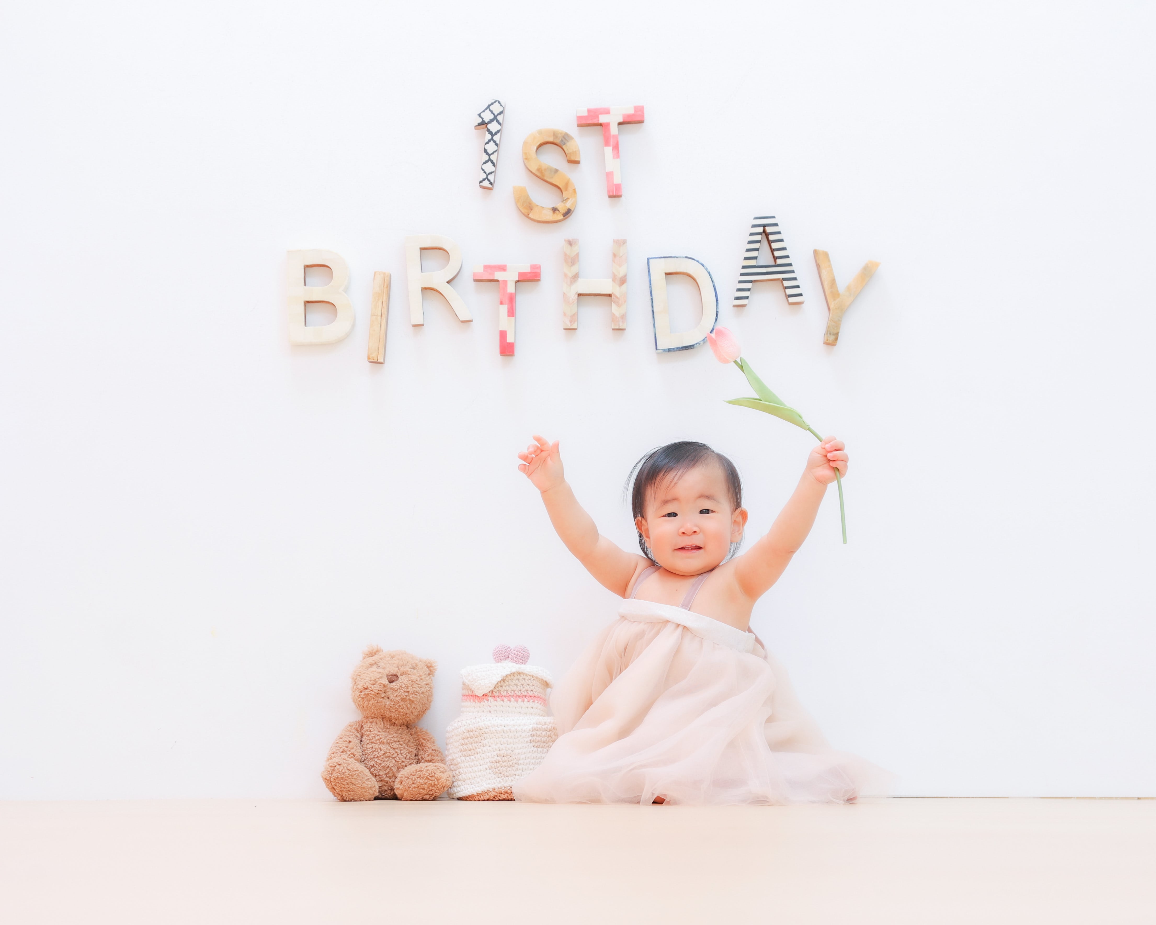 お誕生日　バースデー　ベビー　赤ちゃん　キッズ写真 　HAPISTA