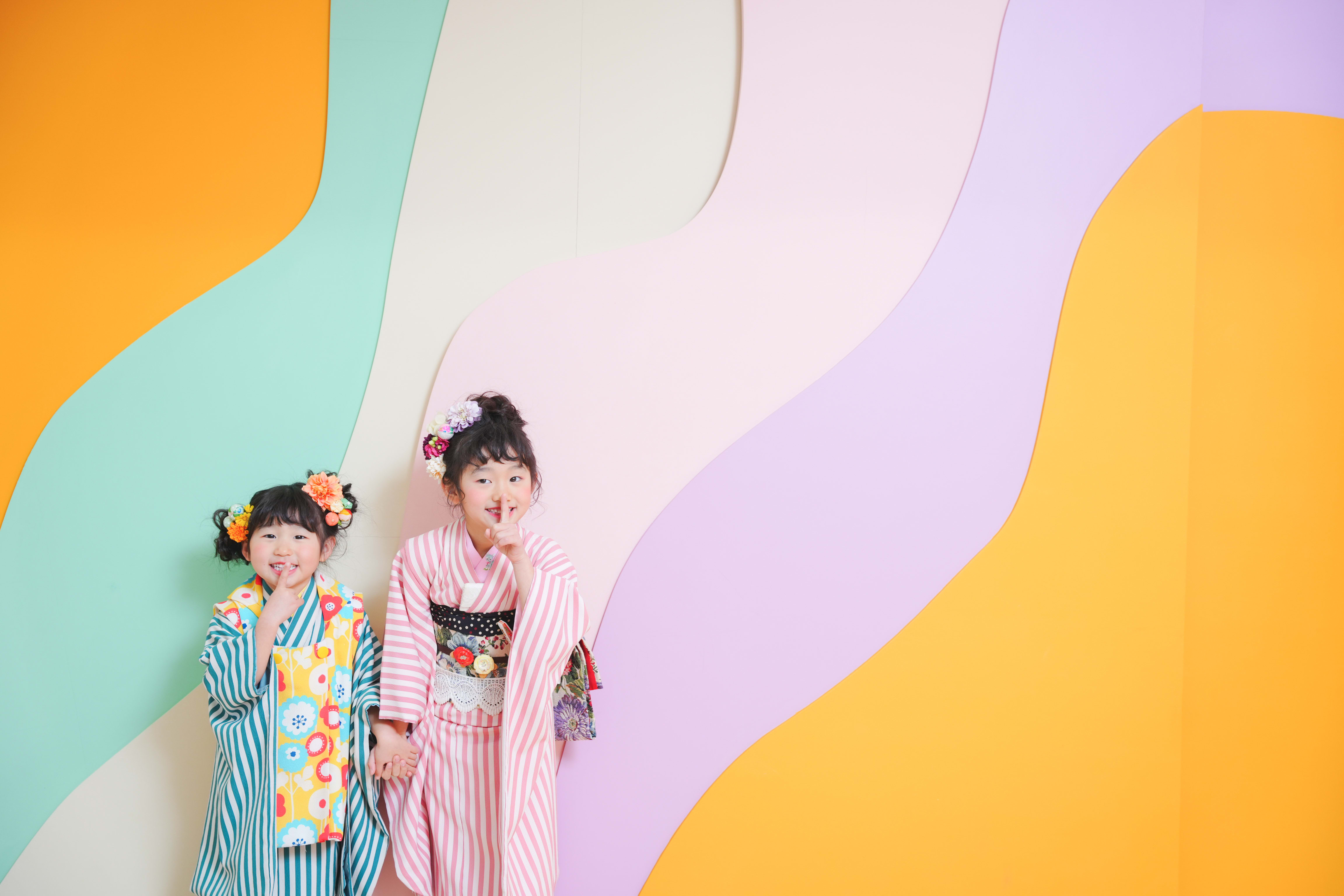 七五三　バースデー　キッズ写真 　ハピスタ