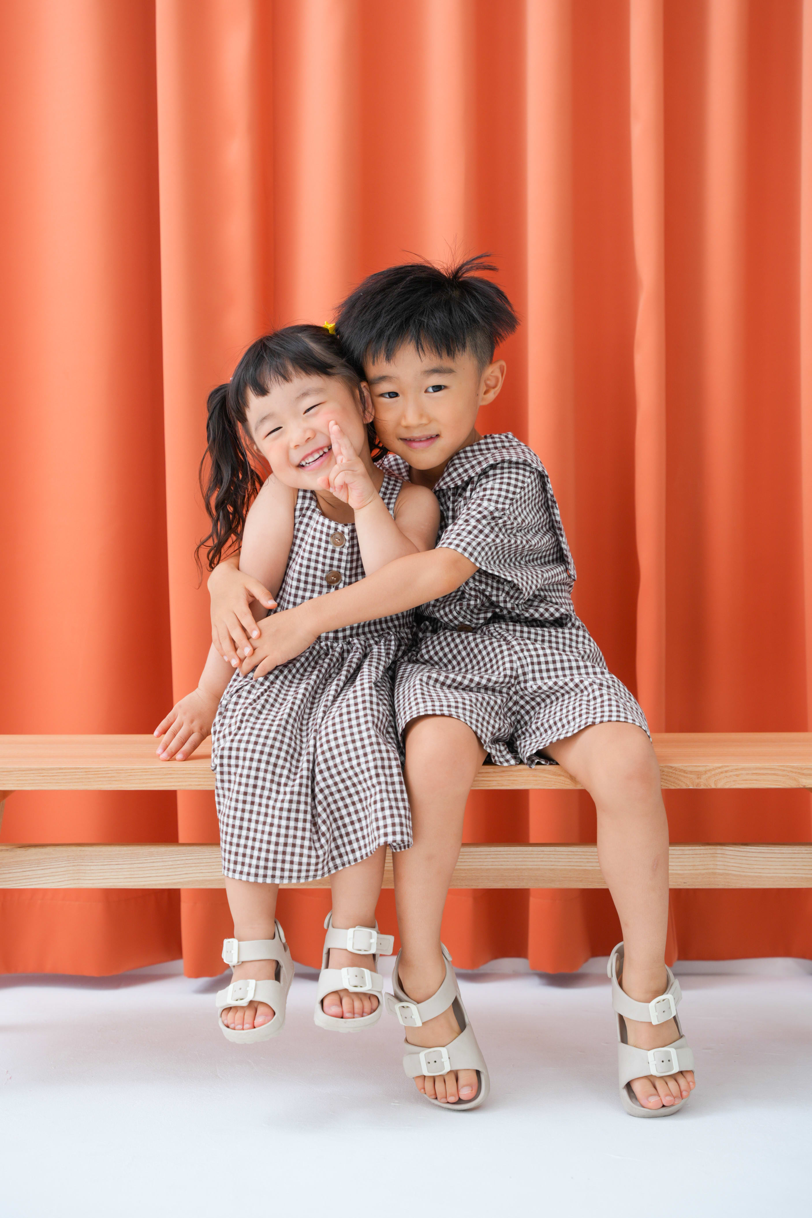 七五三　3歳　女の子　6歳　男の子　兄弟