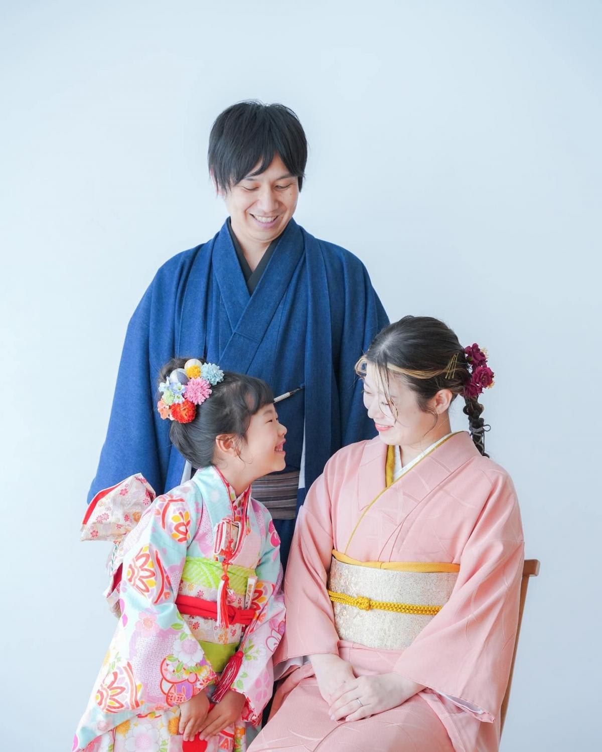 七五三　記念写真　ファミリーフォト　家族写真　キッズフォトハウス　HAPISTA