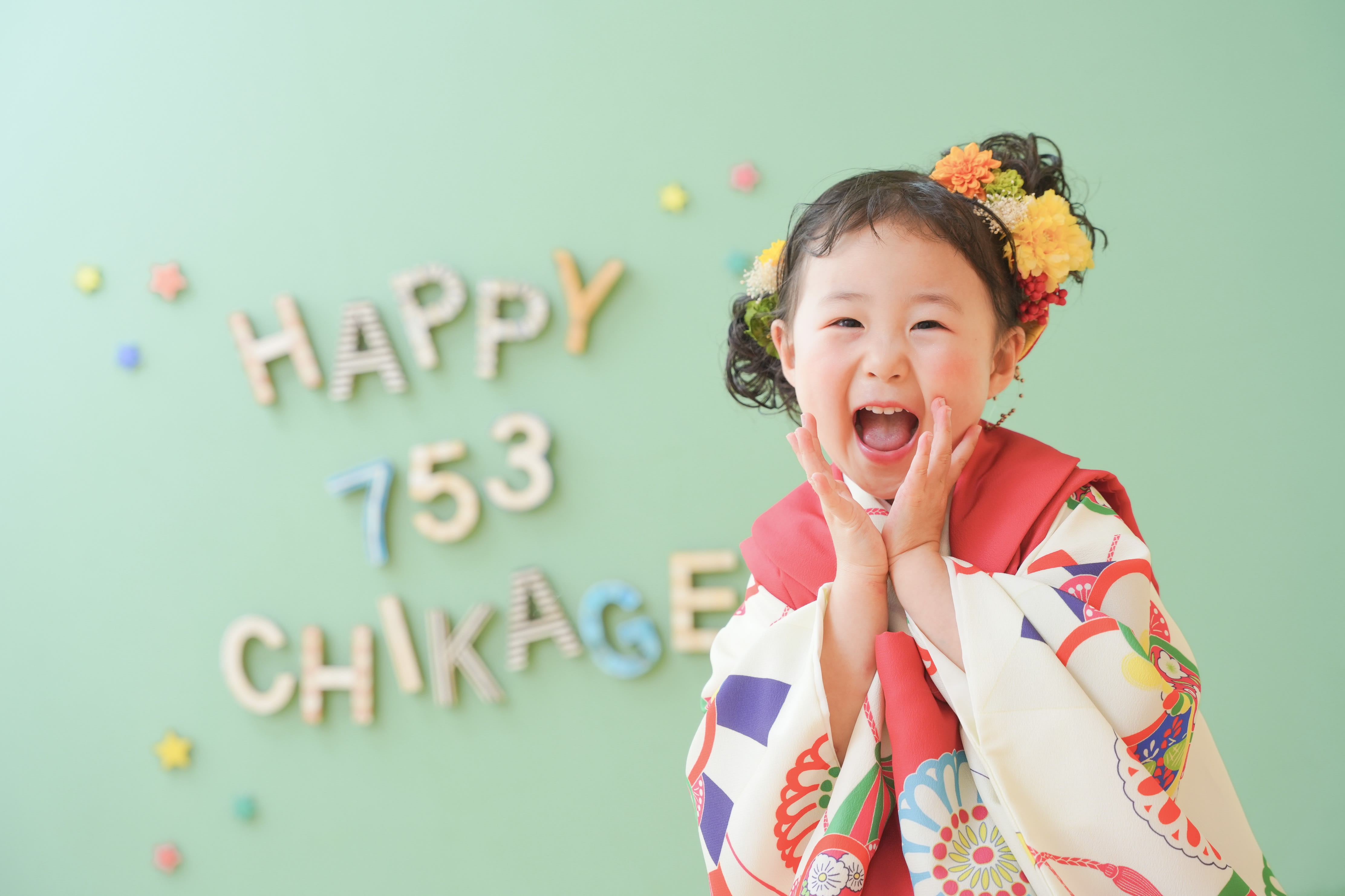 七五三　3歳女の子