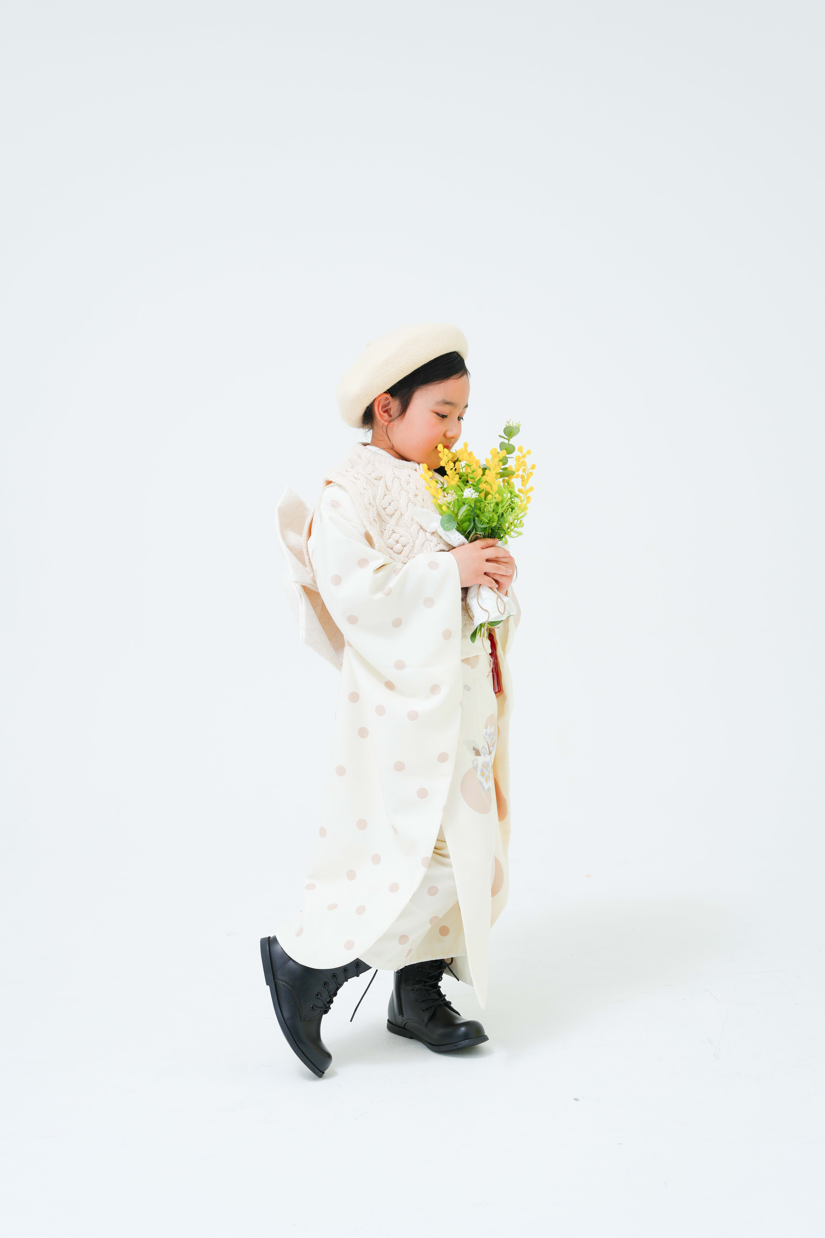 七五三　七五三撮影　753　753撮影　7歳　7歳女の子　キッズフォトスタジオ　大阪フォトスタジオ　堺市フォトスタジオ　ハピスタコーデ　着物コーデ