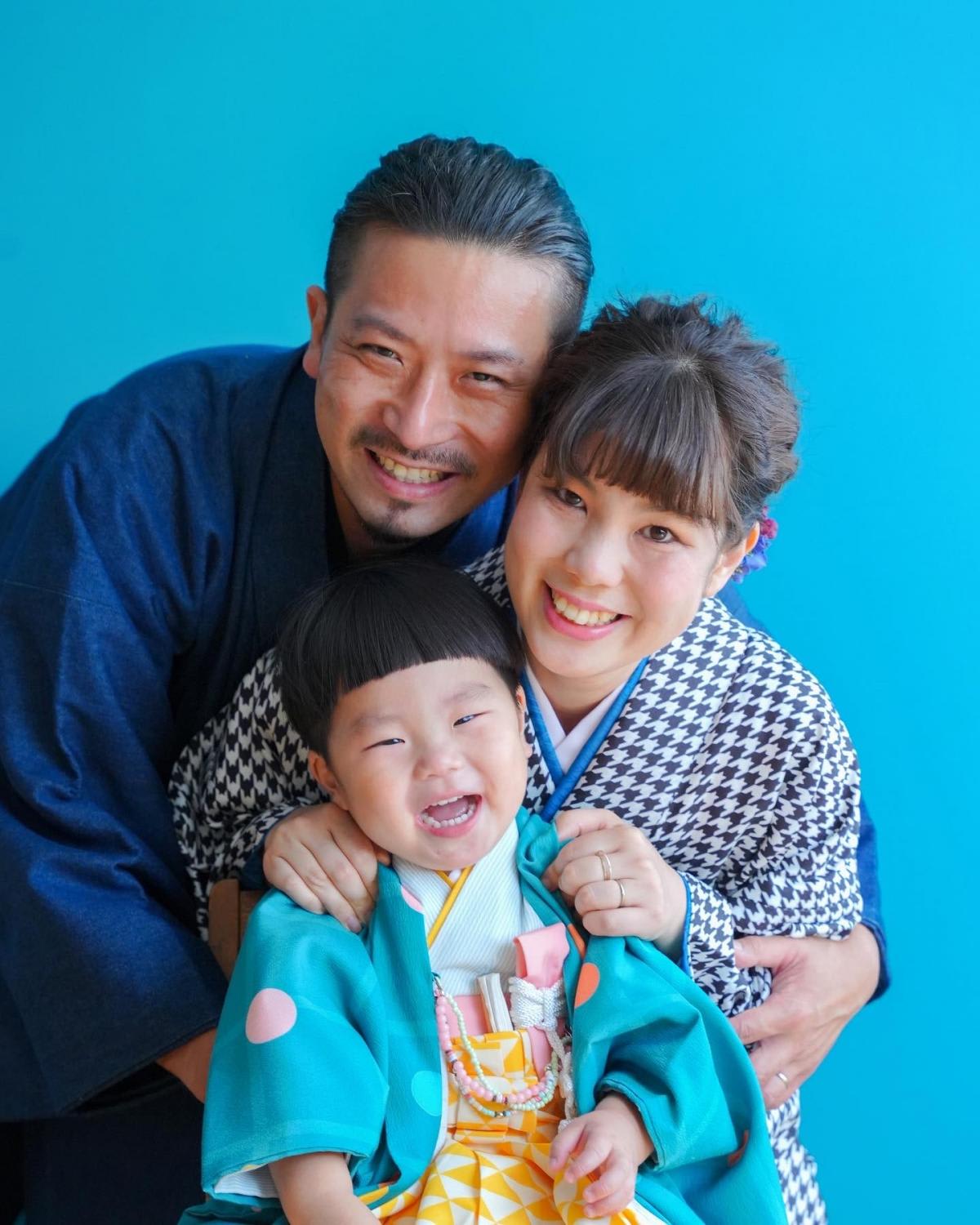 七五三　記念写真　ファミリーフォト　家族写真　キッズフォトハウス　HAPISTA