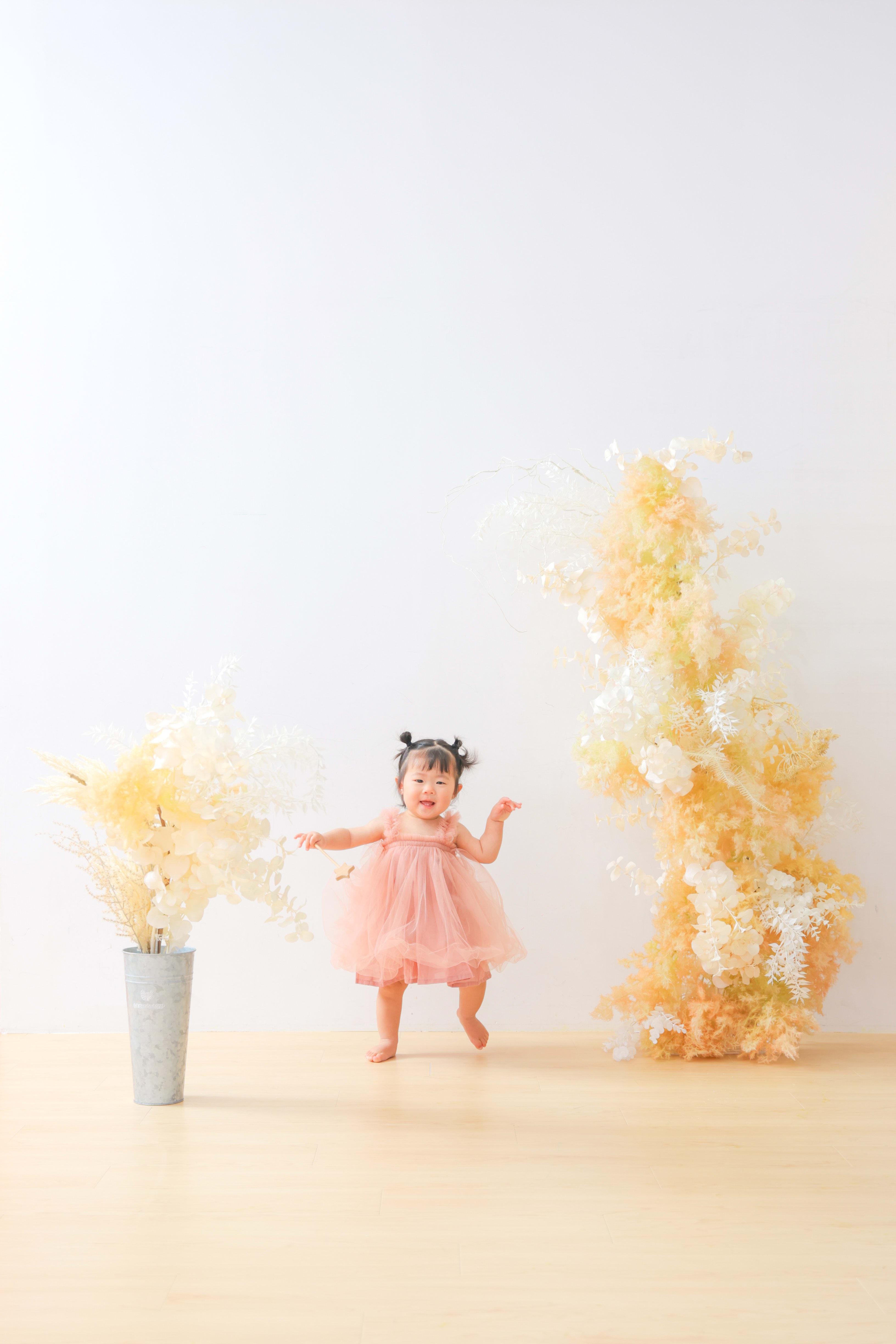 1歳女の子　1歳誕生日