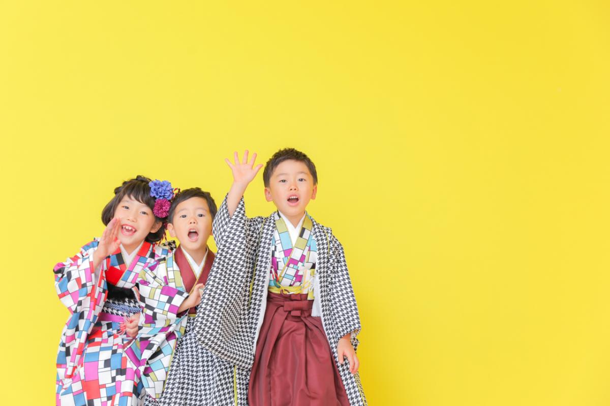 七五三　記念写真　男の子　女の子　キッズフォトハウス　HAPISTA