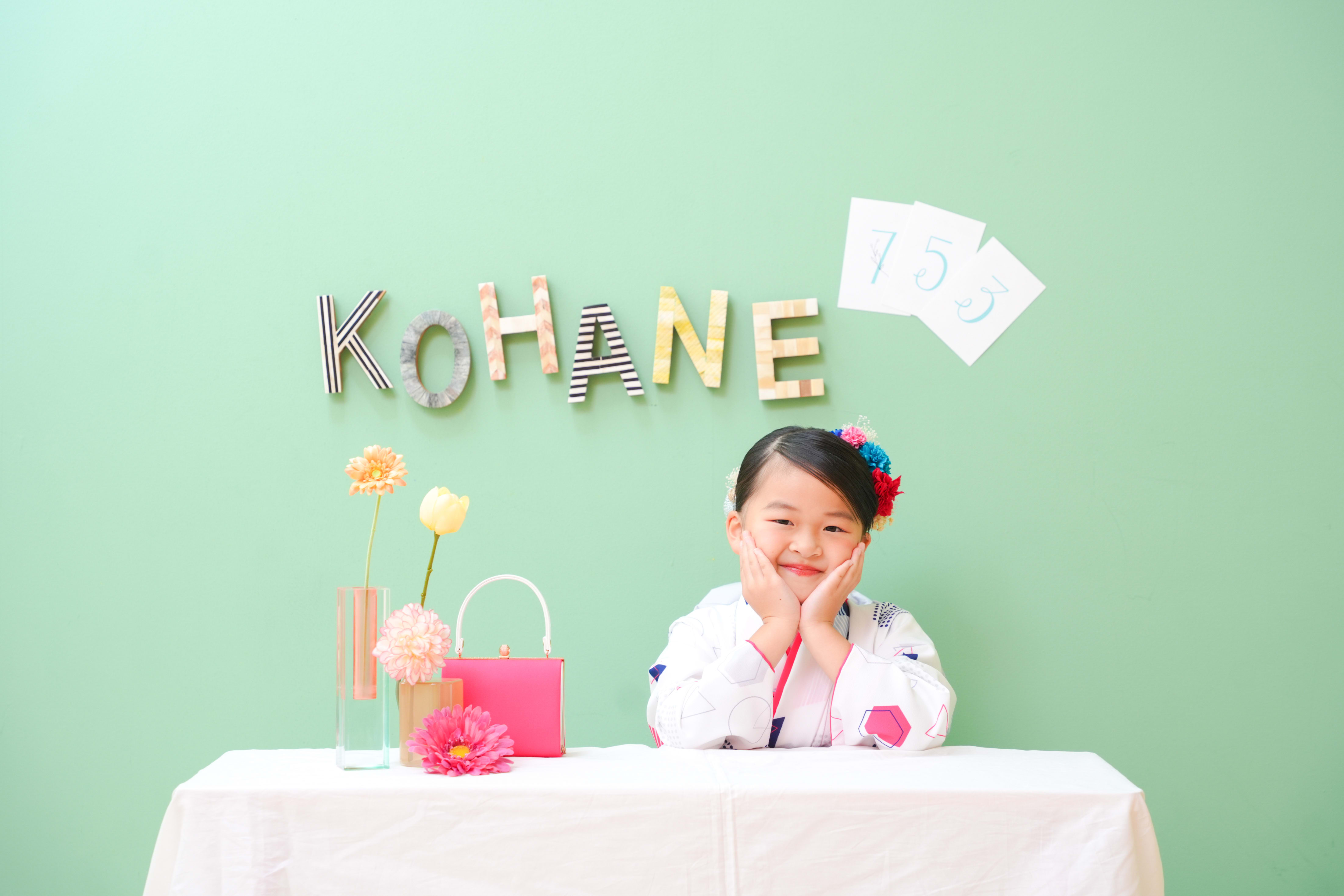 7歳女の子　753 七五三