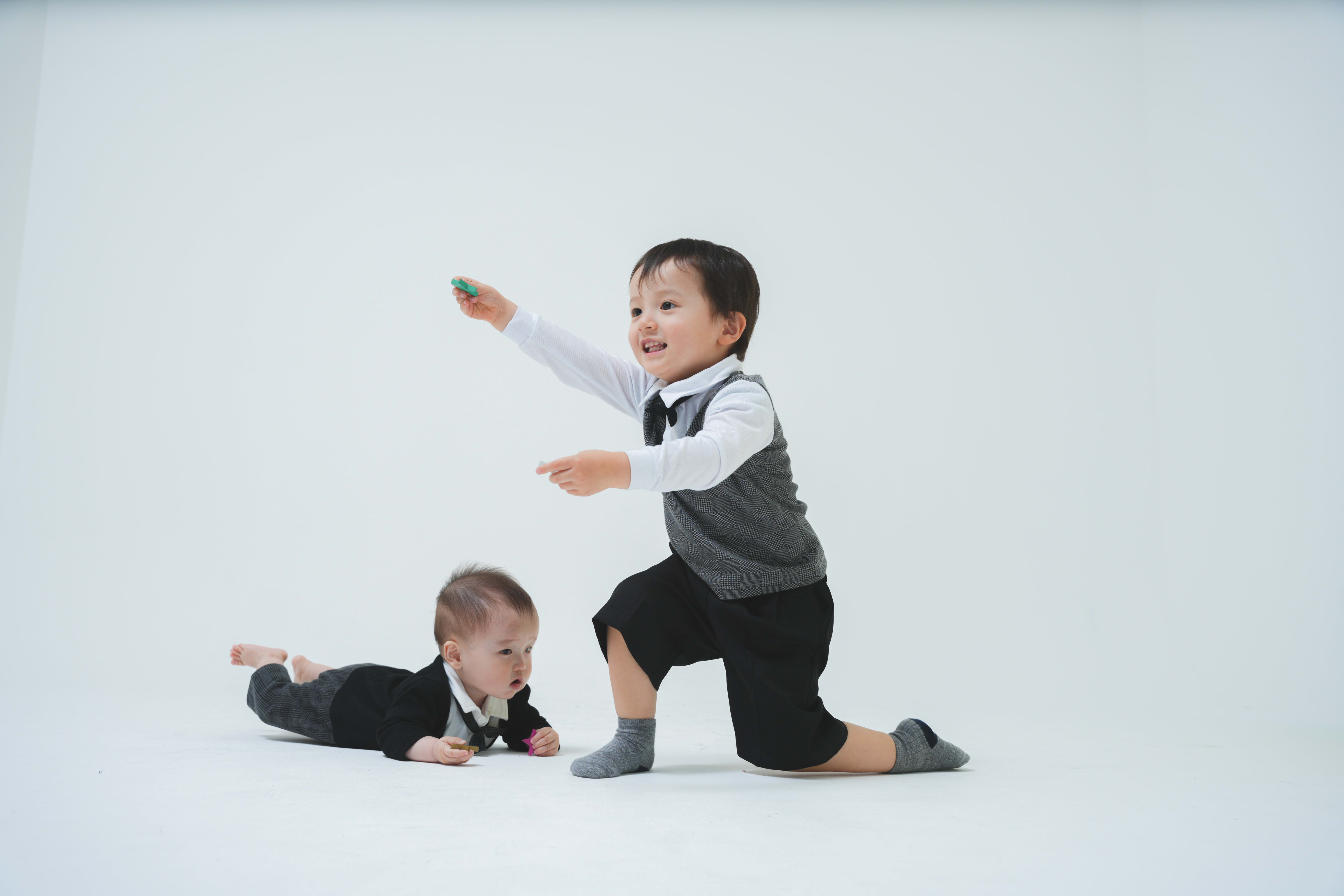 誕生日　誕生日撮影　バースデー　バースデーフォト　バースデー撮影　持込衣装　キッズフォトスタジオ　大阪フォトスタジオ　フォトスタジオ　堺市フォトスタジオ　　兄弟