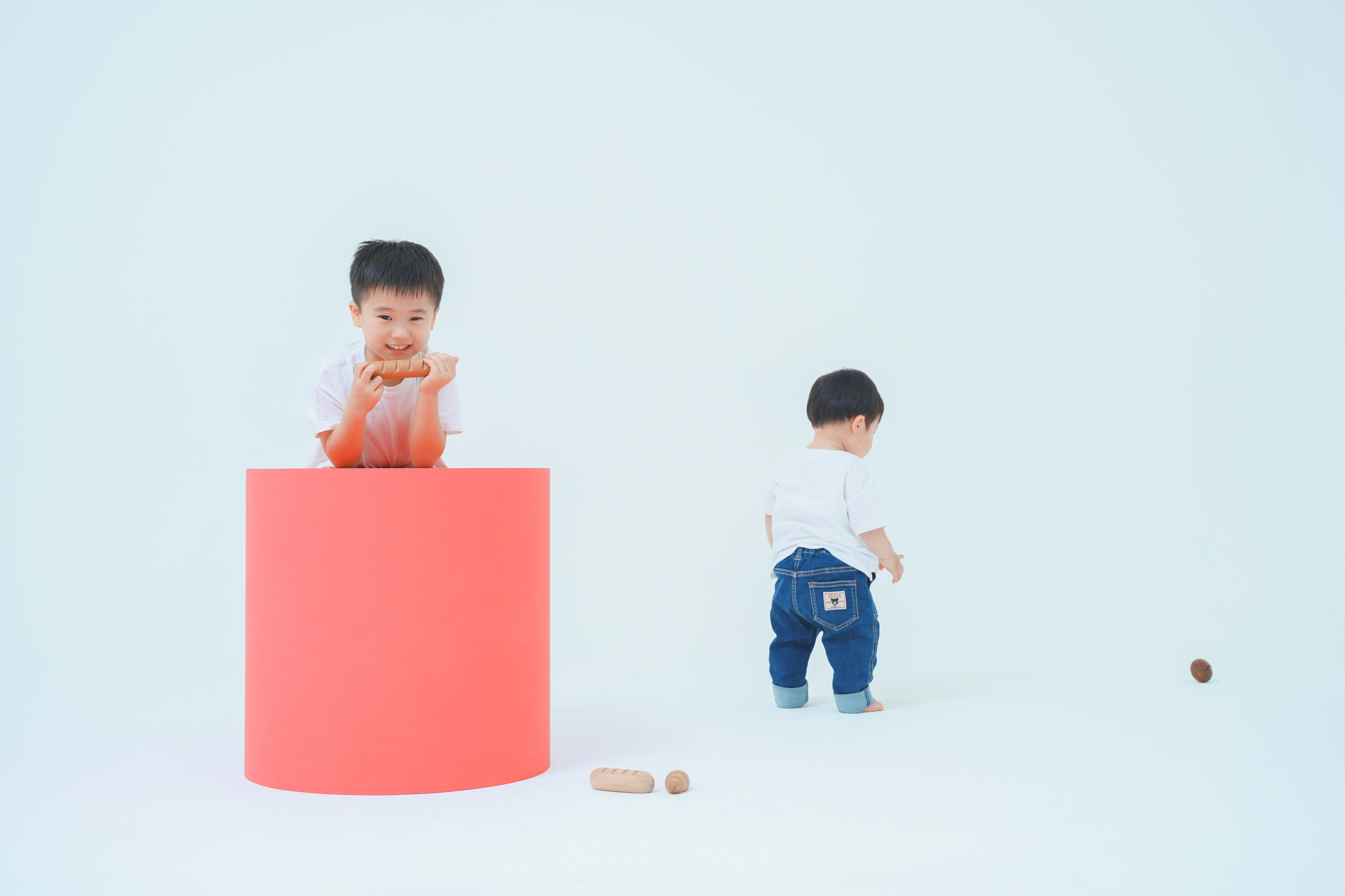 誕生日撮影　誕生日　バースデー　バースデー撮影　記念撮影　男の子　キッズフォトスタジオ　フォトスタジオ　大阪フォトスタジオ　堺市フォトスタジオ　兄弟　