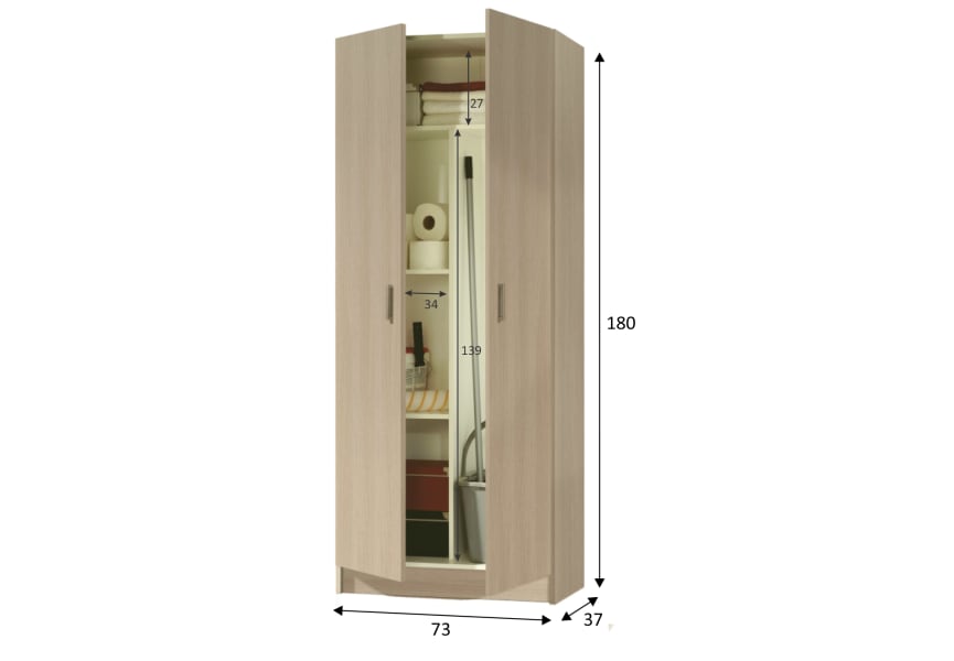 Armario multiusos de baño USE Bruntec croquis 8