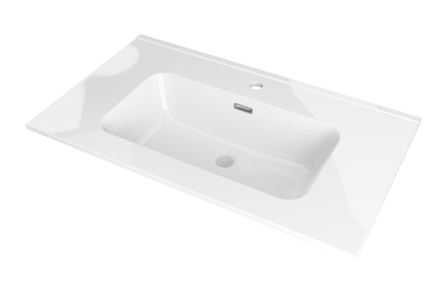 Ensemble de meubles de salle de bains 39 cm de profondeur réduite Roma Bruntec détail 7