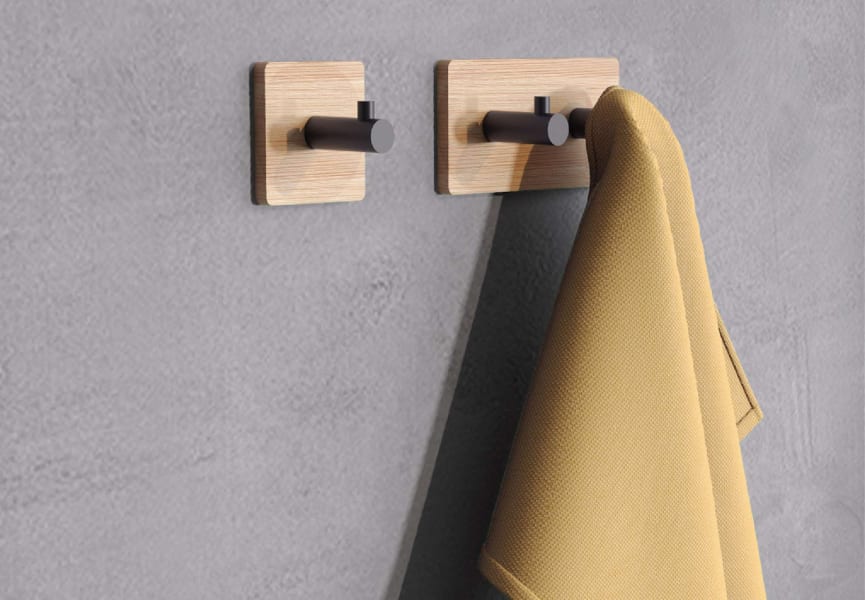 Conjunto de Perchas de baño Juncos Gedy ambiente 3