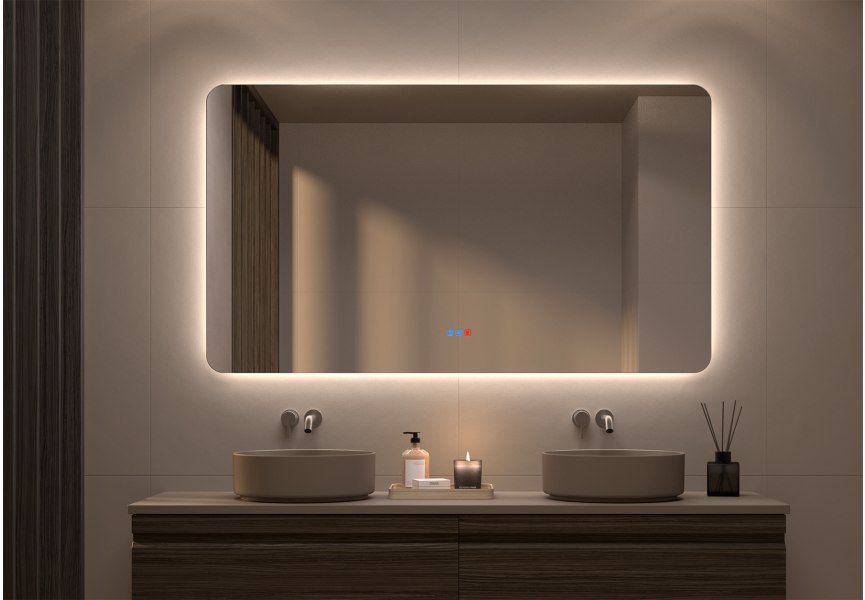 Espejo de baño LED Drako Bruntec ambiente 8