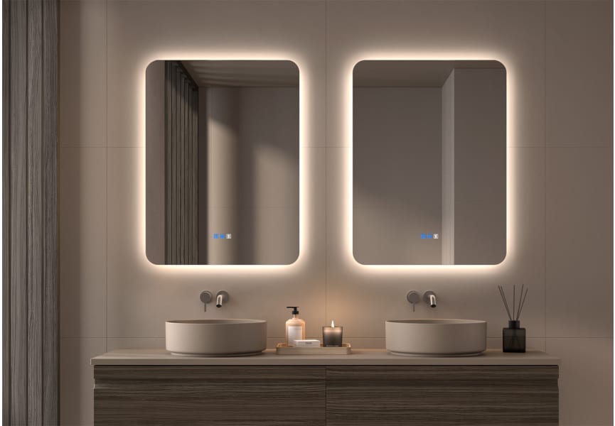 Espejo de baño LED Drako Bruntec principal 1
