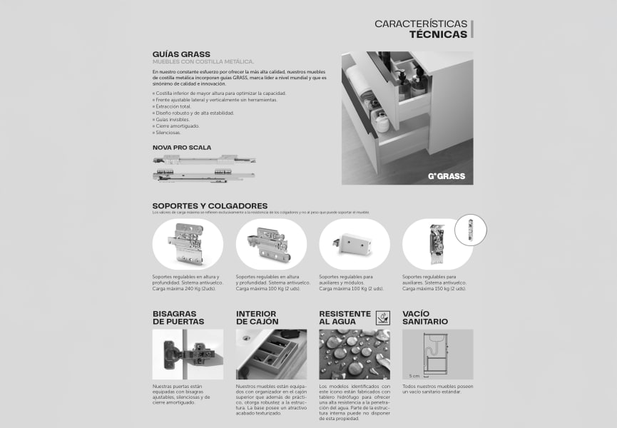 Meuble de salle de bains Galsaky industrial Coycama option 16