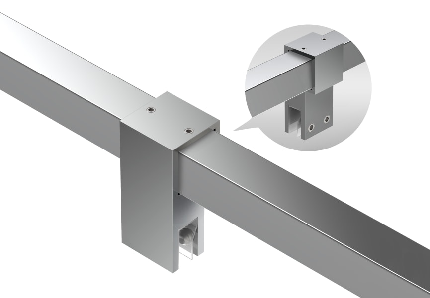 Paroi de douche d'angle Fresh Salomon Kassandra FS633 + FS623 détail 6
