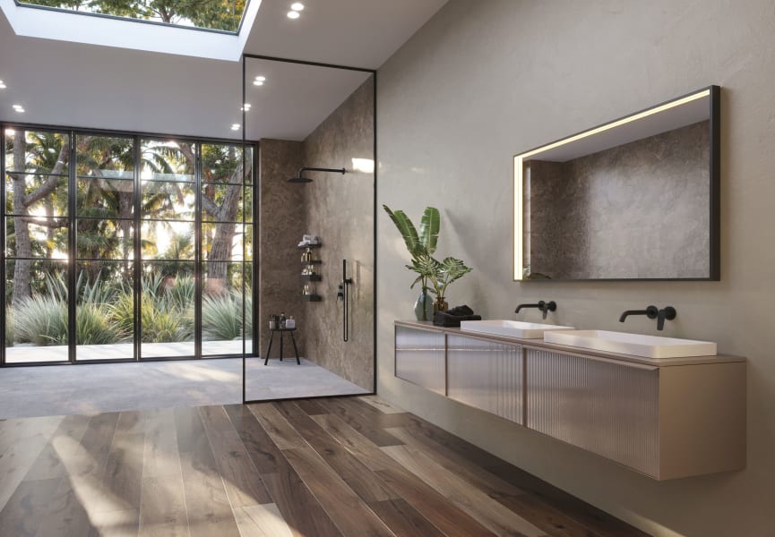 Miroir de salle de bains avec éclairage LED Ability Ledimex environnement 7