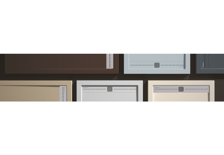 Plato de ducha de resina Design Stile Bruntec detalle 2