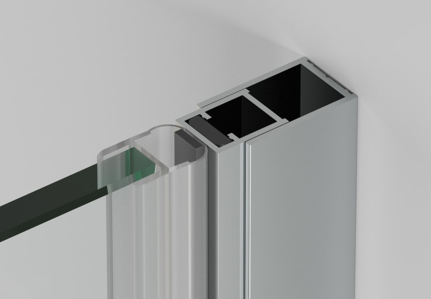 Mampara de ducha Torne Bruntec detalle 3