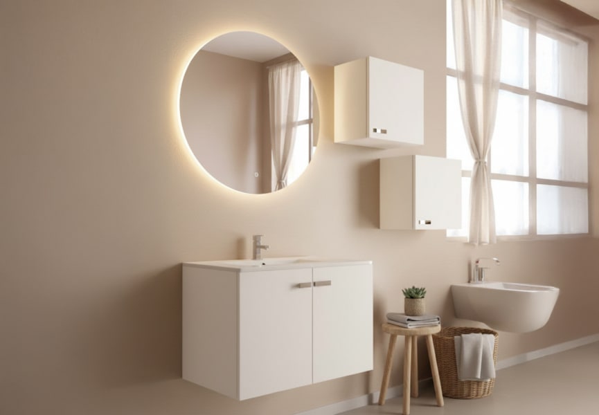 Meuble de salle de bains à profondeur réduite 37,5 cm Vega Campoaras principal 0