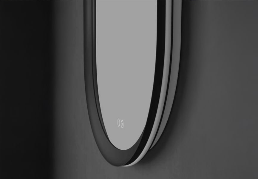 Miroir de salle de bain avec éclairage LED Milano Ledimex principal 2