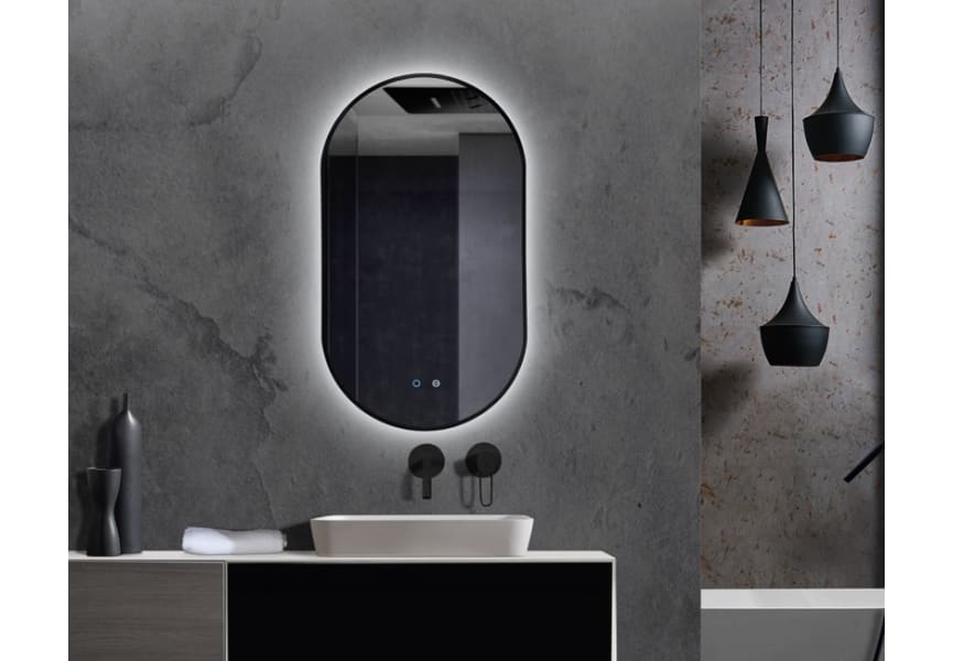 Miroir de salle de bains avec éclairage LED Tokyo Ledimex principal 3