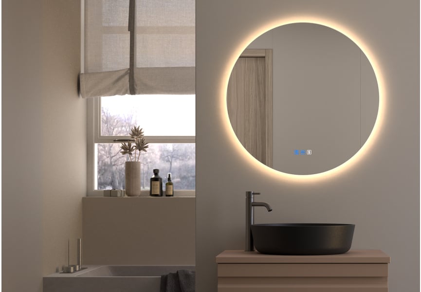 Espejo de baño con luz LED Sun ST Bruntec principal 6