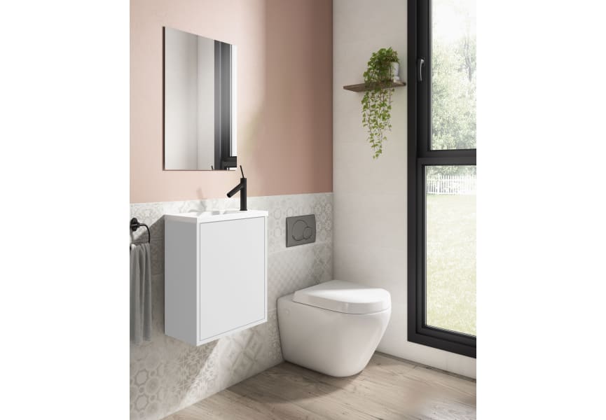 Ensemble de meubles de salle de bains à faible profondeur 22 cm Loft Visobath principal 1