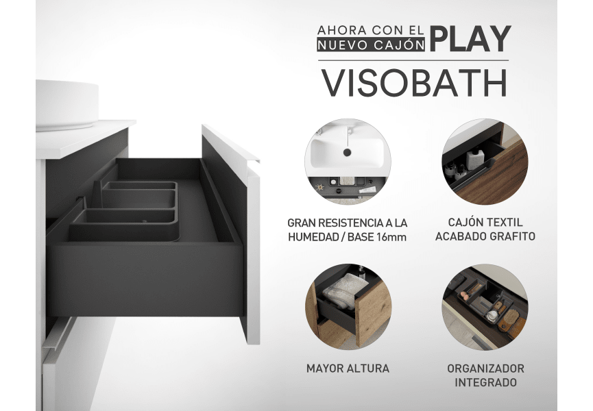 Conjunto mueble de baño Granada Viso Bath detalle 15