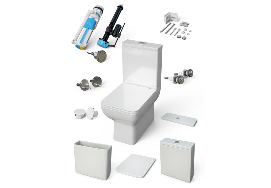 Inodoro Creta Bruntec detalle 4