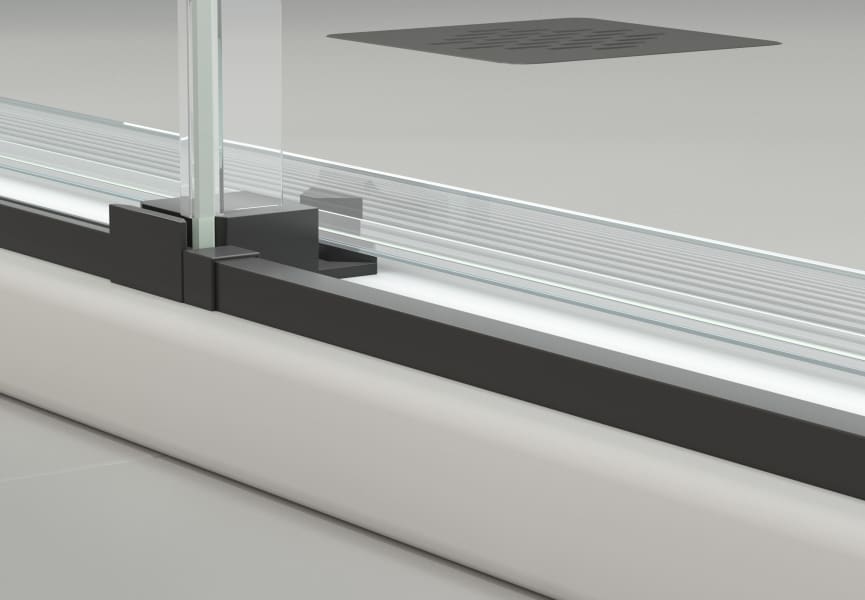 Mampara de ducha Copenhague Bruntec detalle 5