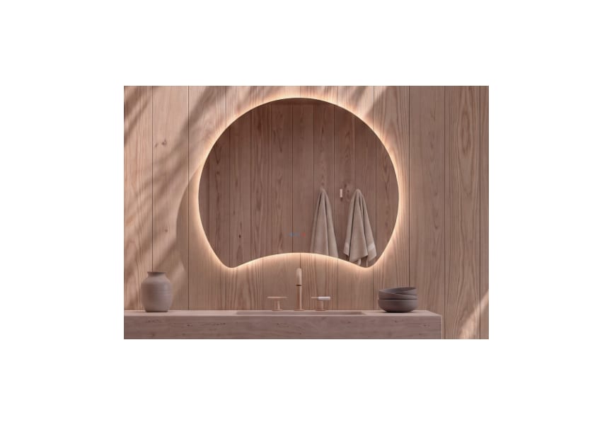 Espejo de baño con luz LED Flow Bruntec principal 2