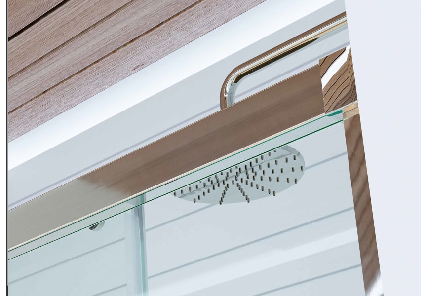 Mampara de ducha Combi Glassinox detalle 4