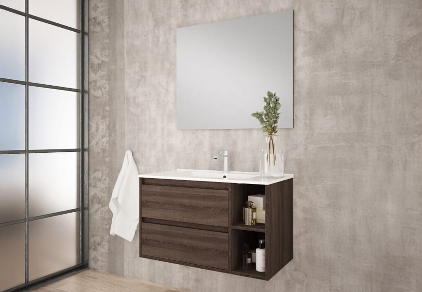 Ensemble de meubles de salle de bains Domer Bruntec principal 1