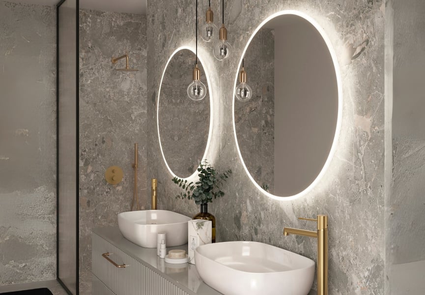 Espejo de baño con luz LED Bélgica Ledimex principal 0