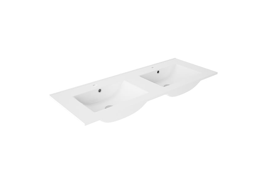 Conjunto mueble de baño suspendido con lavabo Flat Verso Viso detalle 11