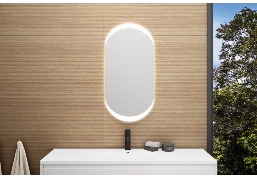 Espejo de baño con luz LED Pol Bruntec ambiente 4