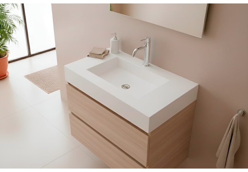 Lavabo sobre encimera Amy Bruntec principal 0