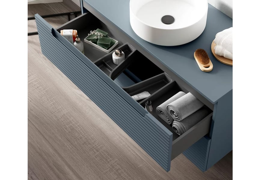 Mueble de baño con encimera hidrófuga Niágara Kyoto Visobath detalle 9