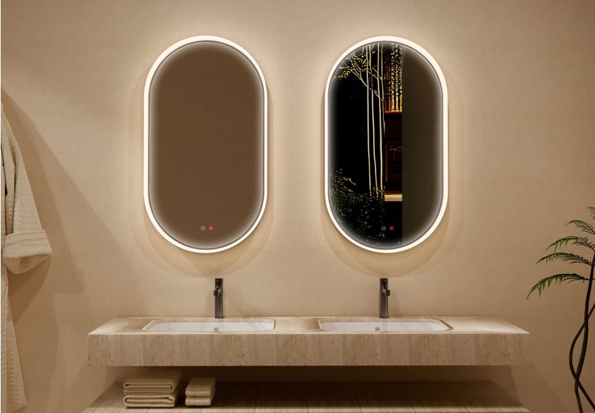Espejo de baño con luz LED Bari Ledimex principal 1