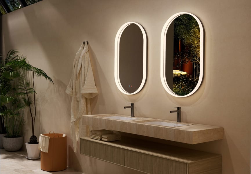 Espejo de baño con luz LED Bari Ledimex ambiente 5