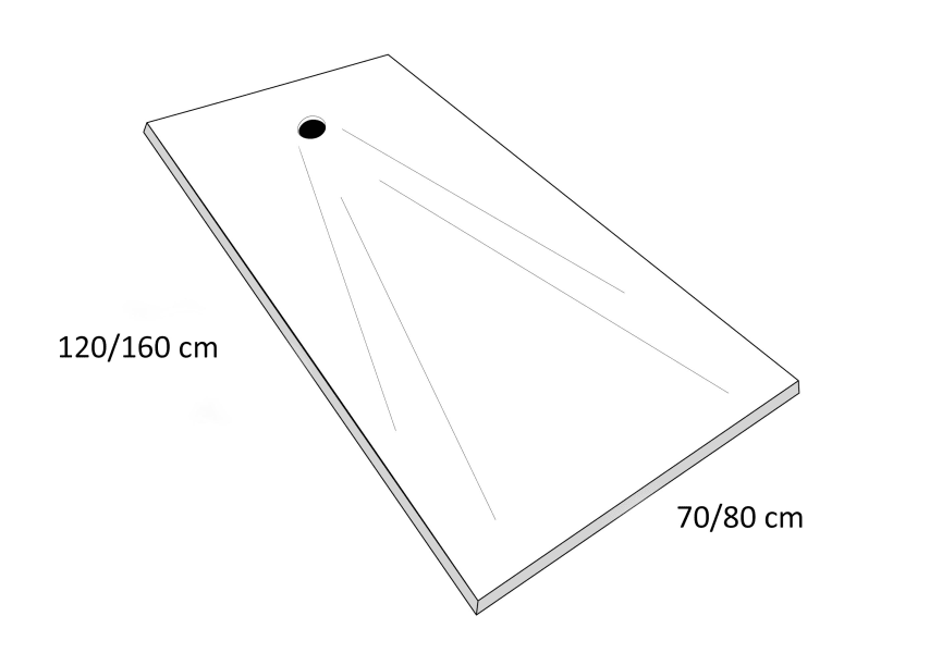 Plato de ducha Compac Bruntec croquis 4