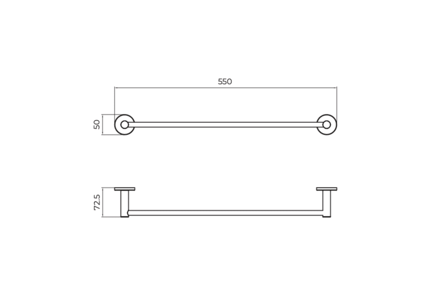 Conjunto de accesorios de baño Essential Medimex croquis 9
