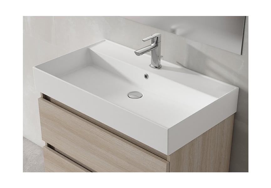 Vasque à encastrer 12 cm de haut Lila Visobath environnement 4