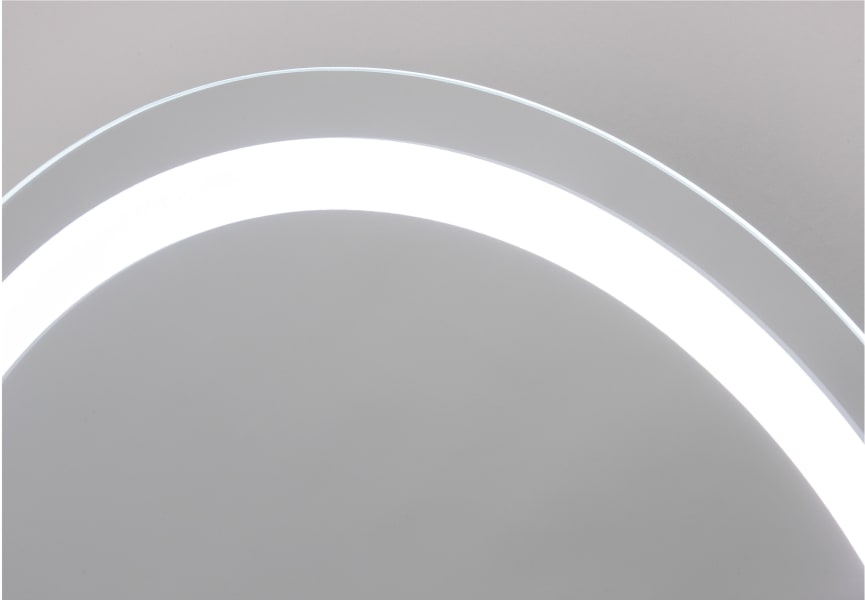 Espejo de baño con luz LED Ring Bruntec detalle 1