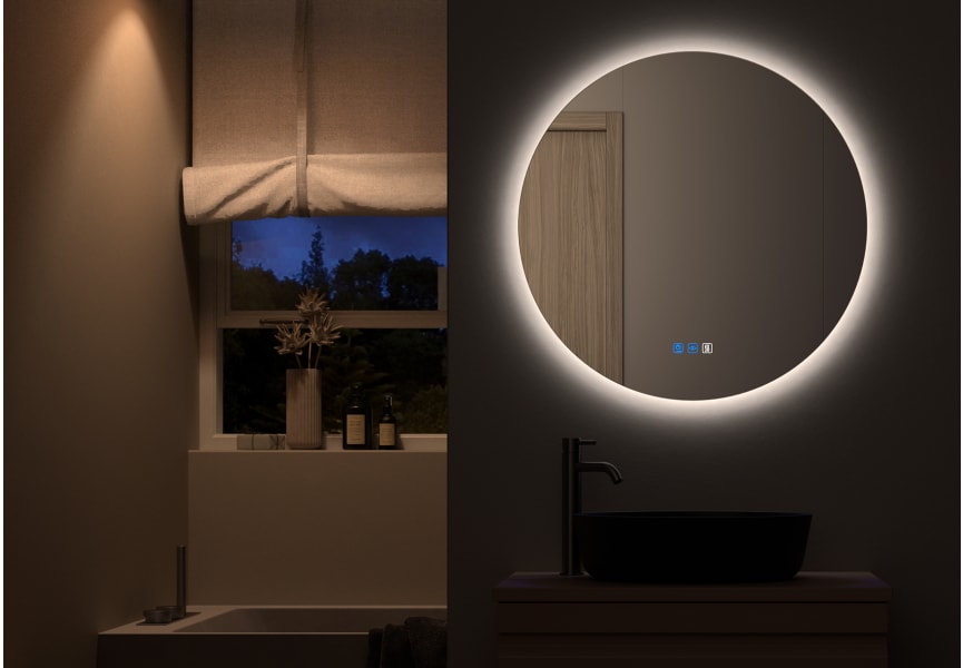 Espejo de baño con luz LED Sun Bruntec ambiente 9