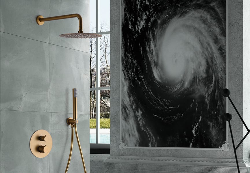 Ensemble douche et baignoire à encastrer Line Imex environnement 18