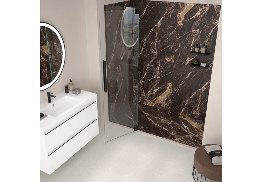 Receveurs de douche en résine décorés Stone 3D Marbre Bruntec principal 5